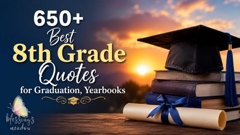 650+ Best 8th Grade Quotes for Graduation, Yearbooks
