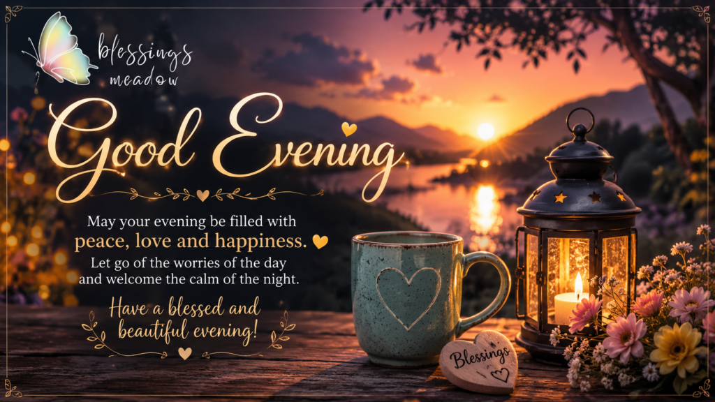 Beautiful Good Evening Blessings