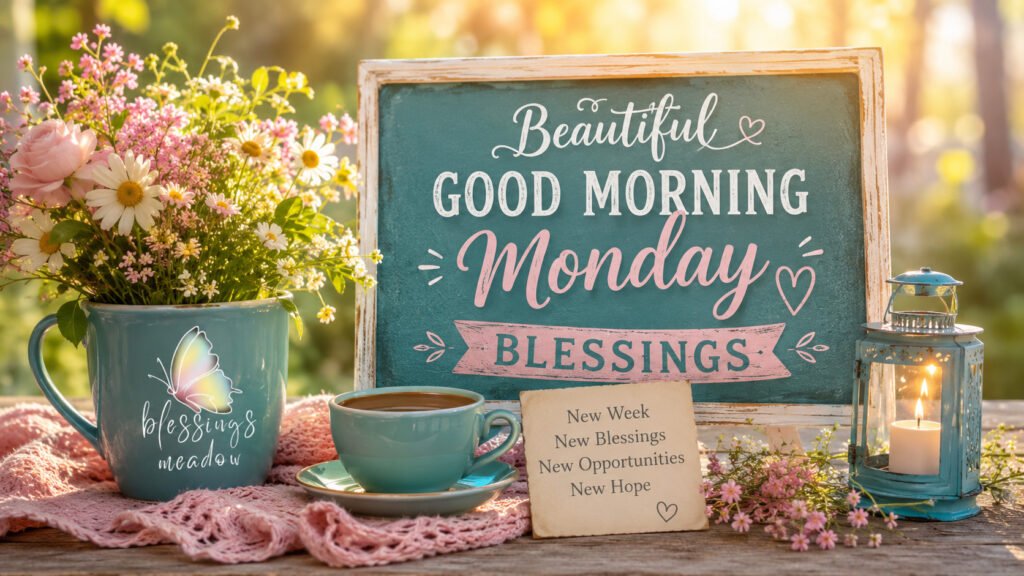 Beautiful Good Morning Monday Blessings