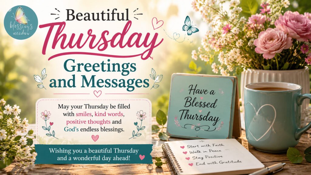 Beautiful Thursday Greetings and Messages