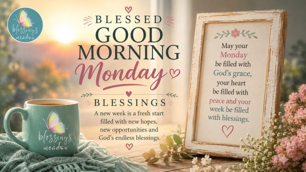 Blessed Good Morning Monday Blessings Images and Quotes