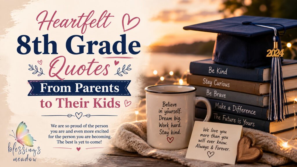 Heartfelt 8th Grade Quotes From Parents to Their Kids