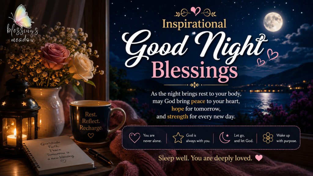Inspirational Good Night Blessings