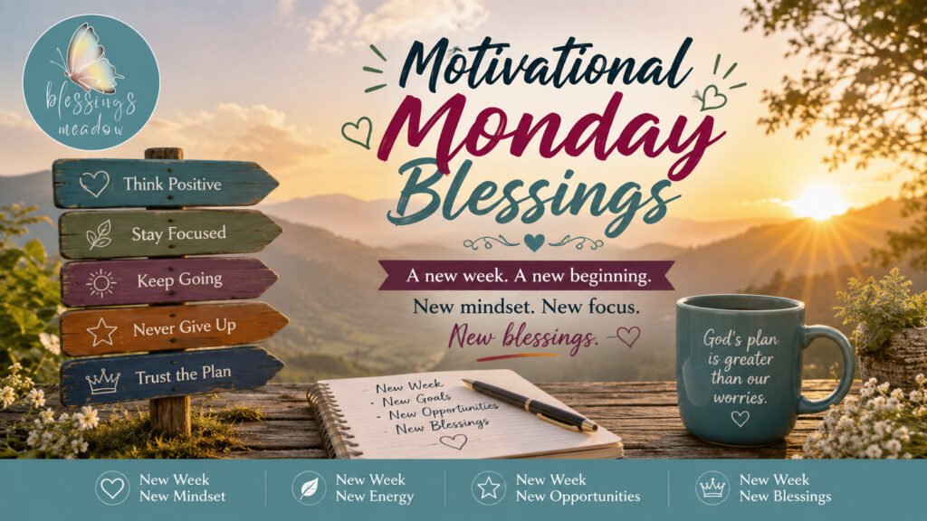 Motivational Monday Blessings