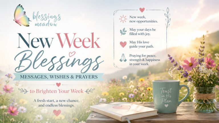 New Week Blessings
