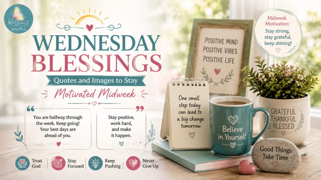 Wednesday Blessings Quotes and Images to Stay Motivated Midweek