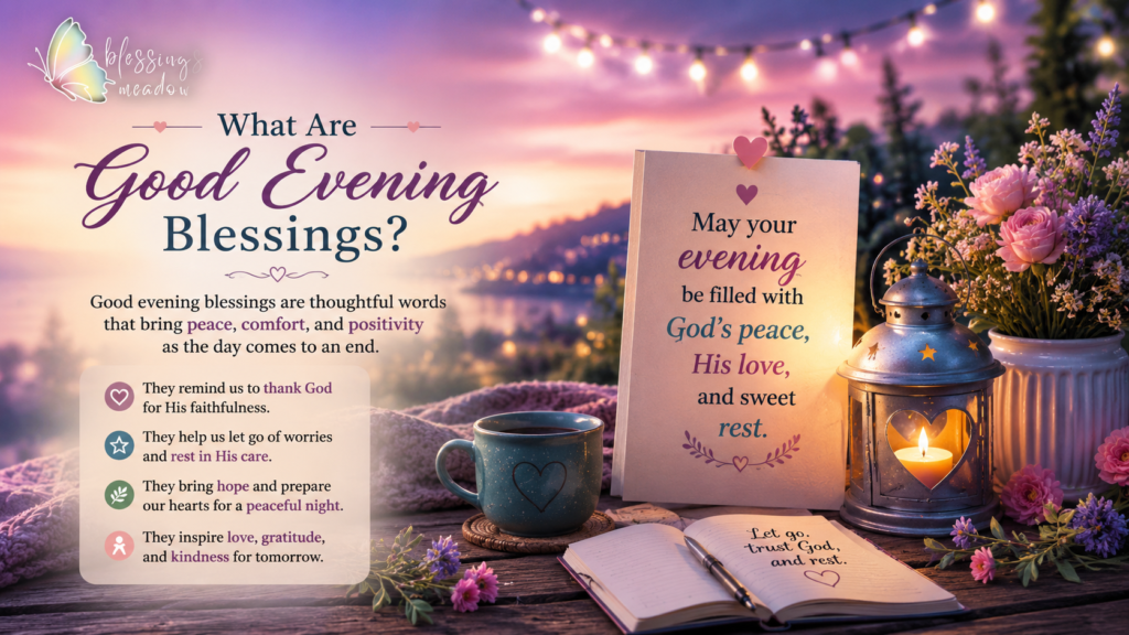 What Are Good Evening Blessings