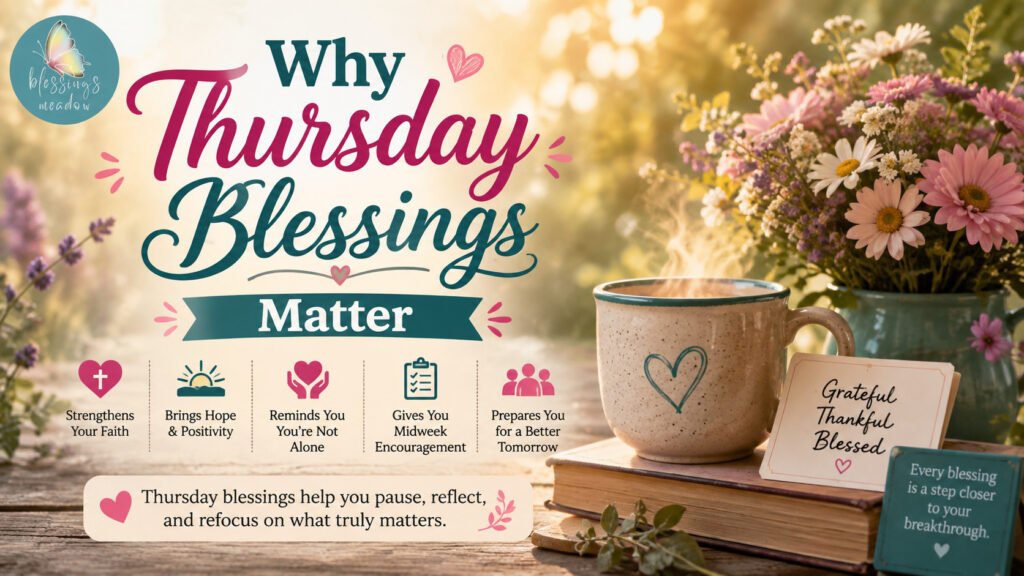 Why Thursday Blessings Matter